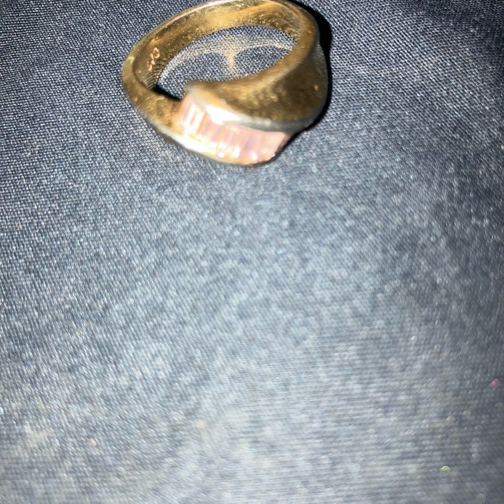 Chic Gold and Pink Women's Ring